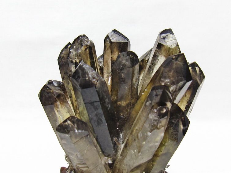 モリオン 原石 黒水晶 クラスター 台座付属 一点物 182-8711
