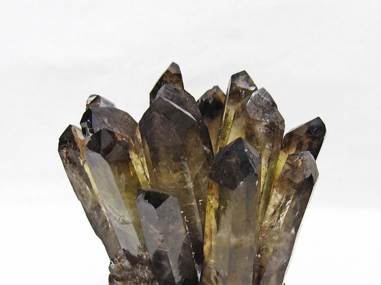 モリオン 原石 黒水晶 クラスター 台座付属 一点物 182-8712