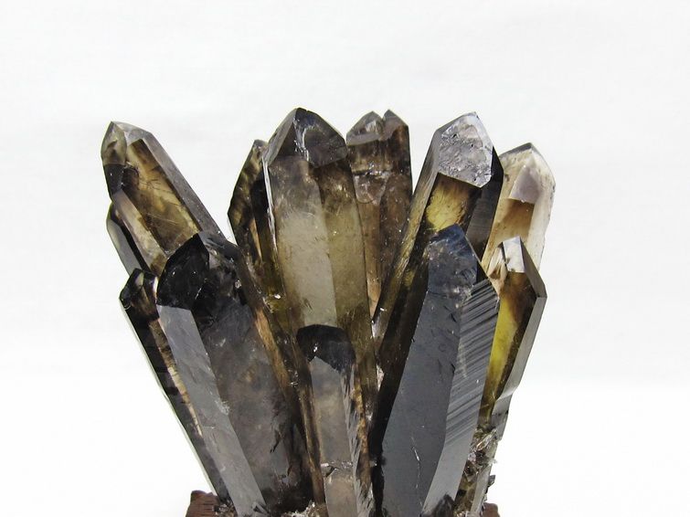 モリオン 原石 黒水晶 クラスター 台座付属 一点物 182-8714
