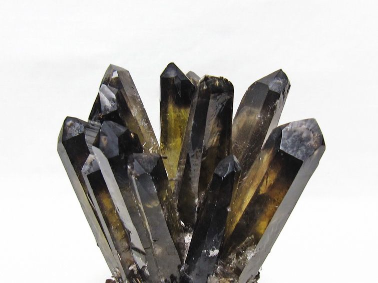 モリオン 原石 黒水晶 クラスター 台座付属 一点物 182-8719