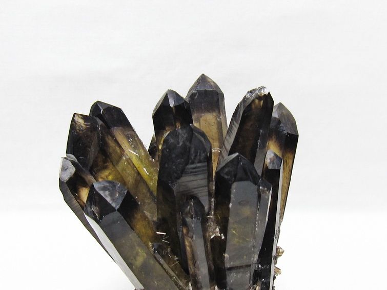 モリオン 原石 黒水晶 クラスター 台座付属 一点物 182-8719