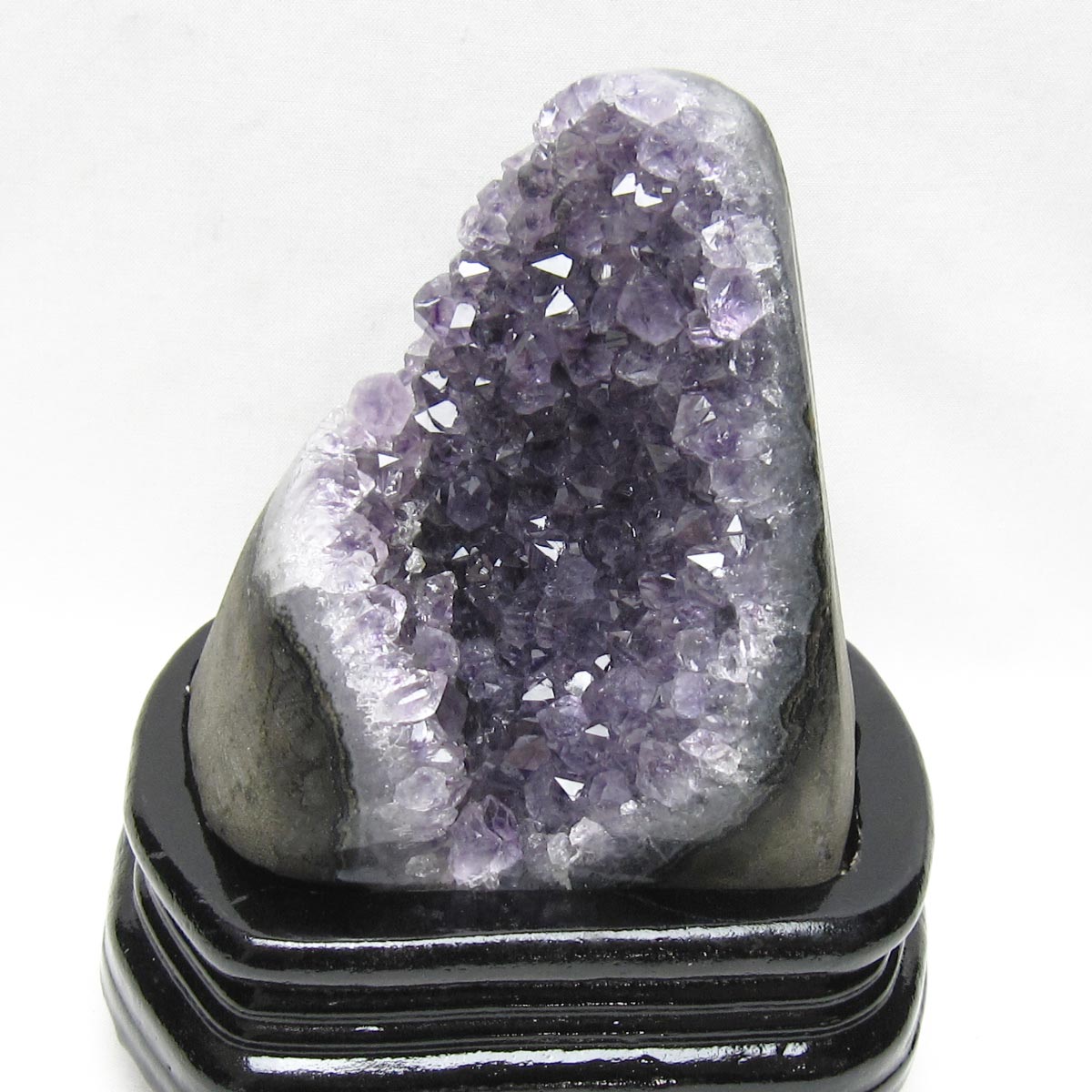 アメジスト クラスター ウルグアイ産 アメジスト 原石 amethyst 台座付属 一点物 182-8725