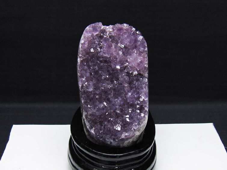 アメジスト クラスター ウルグアイ産 アメジスト 原石 amethyst 台座付属 一点物 182-8726