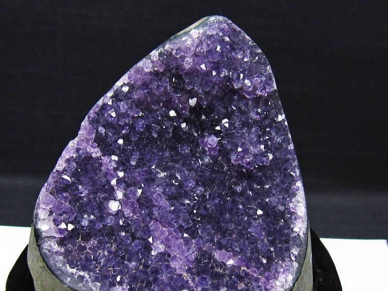 アメジスト クラスター ウルグアイ産 アメジスト 原石 amethyst 台座付属 一点物 182-8727