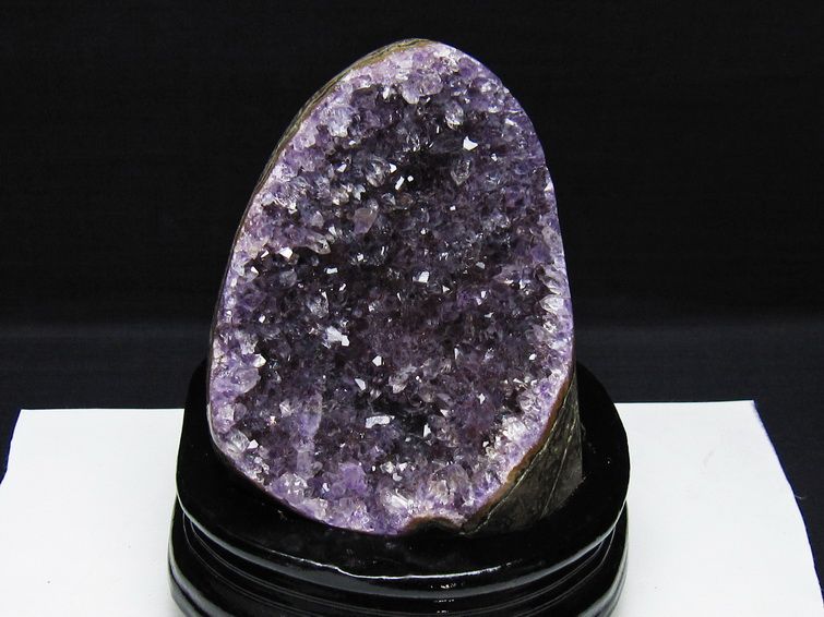 アメジスト クラスター ウルグアイ産 アメジスト 原石 amethyst 台座付属 一点物 182-8728