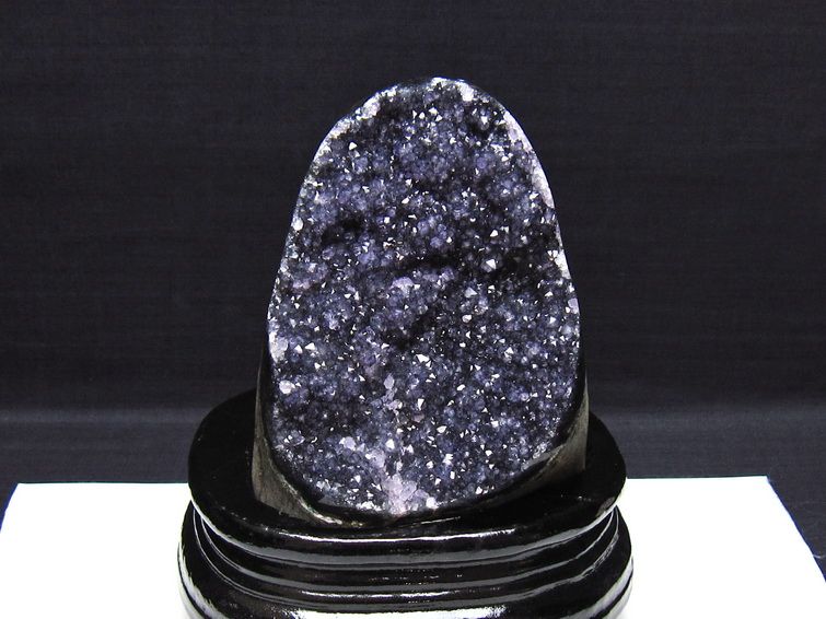 アメジスト クラスター ウルグアイ産 アメジスト 原石 amethyst 台座付属 一点物 182-8729
