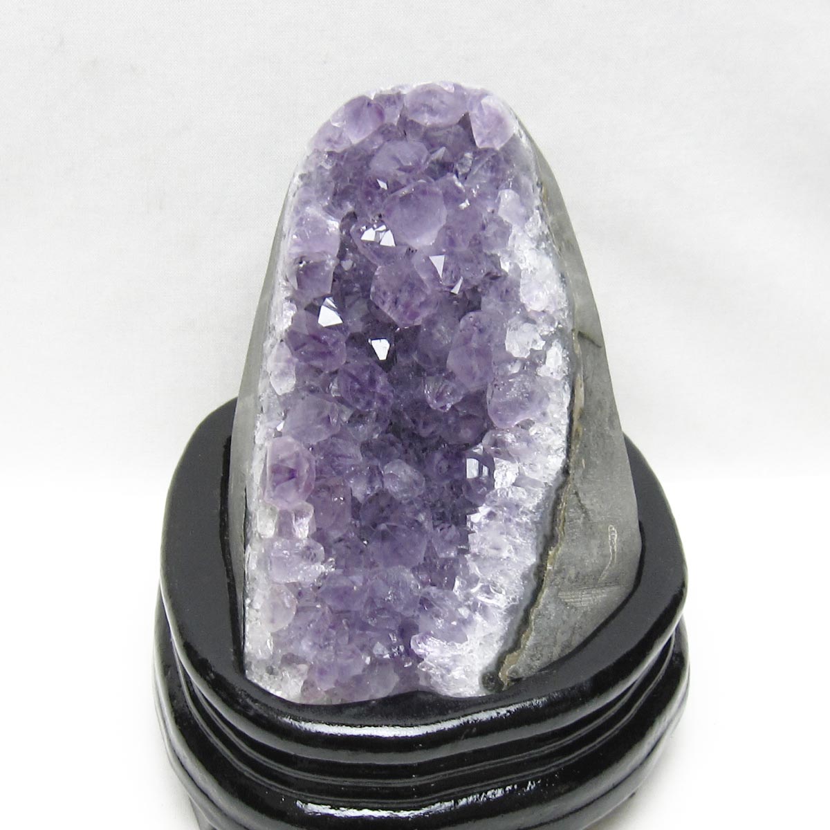 アメジスト クラスター ウルグアイ産 アメジスト 原石 amethyst 台座付属 一点物 182-8730