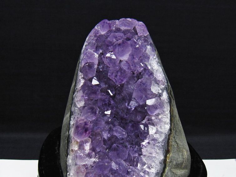 アメジスト クラスター ウルグアイ産 アメジスト 原石 amethyst 台座付属 一点物 182-8730