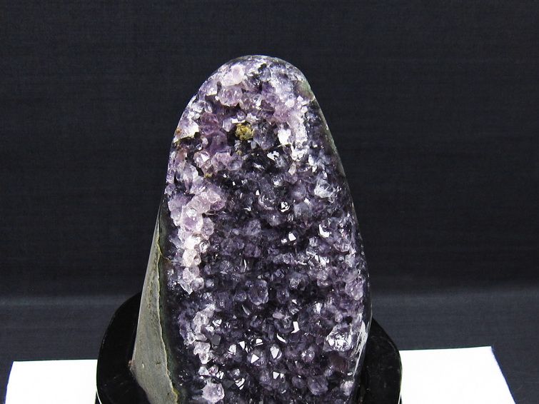 1.4Kg アメジスト クラスター ウルグアイ産 アメジスト 原石 amethyst 台座付属 一点物 182-8732