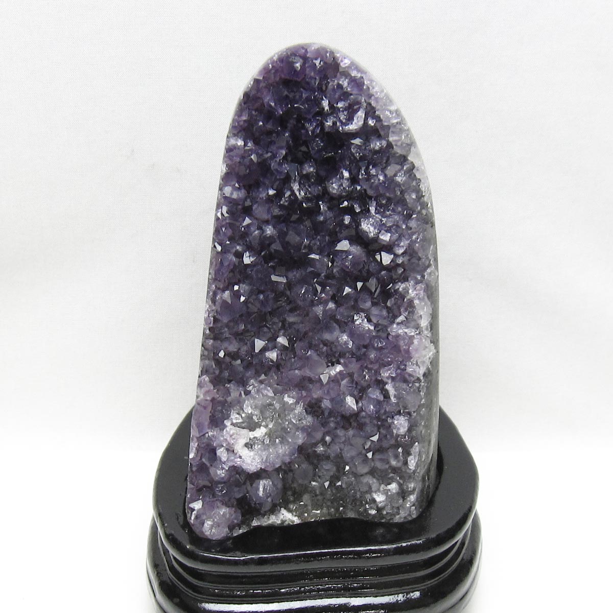 1.1Kg アメジスト クラスター ウルグアイ産 アメジスト 原石 amethyst 台座付属 一点物 182-8733