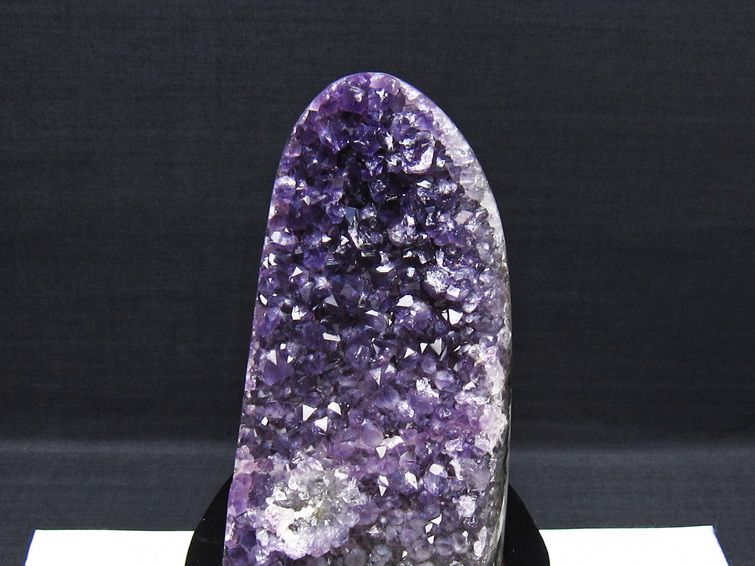 1.1Kg アメジスト クラスター ウルグアイ産 アメジスト 原石 amethyst 台座付属 一点物 182-8733
