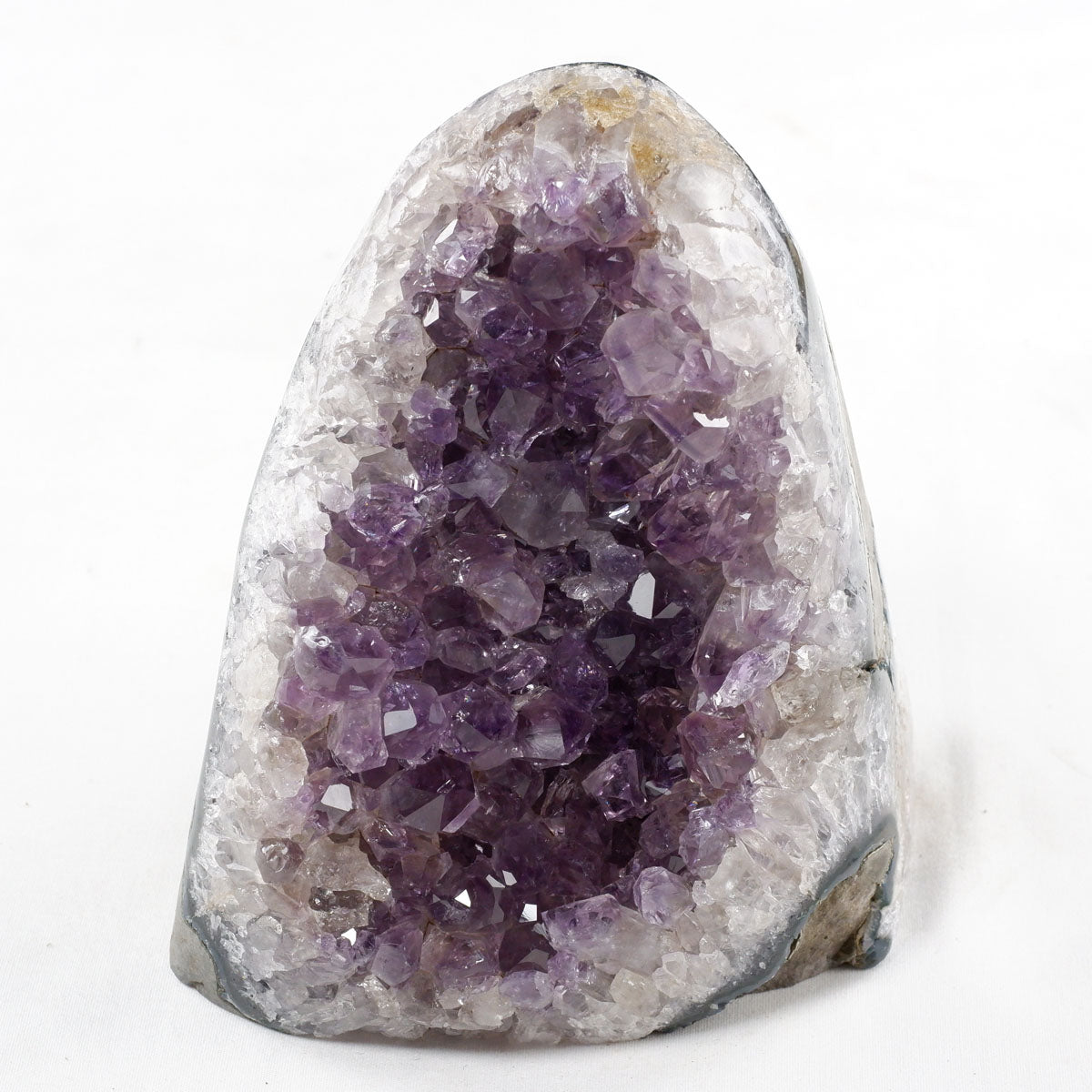 1.5Kg アメジスト クラスター ウルグアイ産 アメジスト 原石 amethyst 台座付属 一点物 182-8735