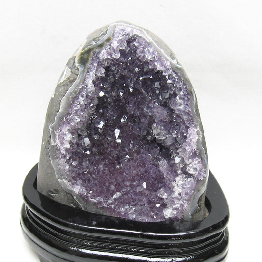1.4Kg アメジスト クラスター ウルグアイ産 アメジスト 原石 amethyst 台座付属 一点物 182-8741