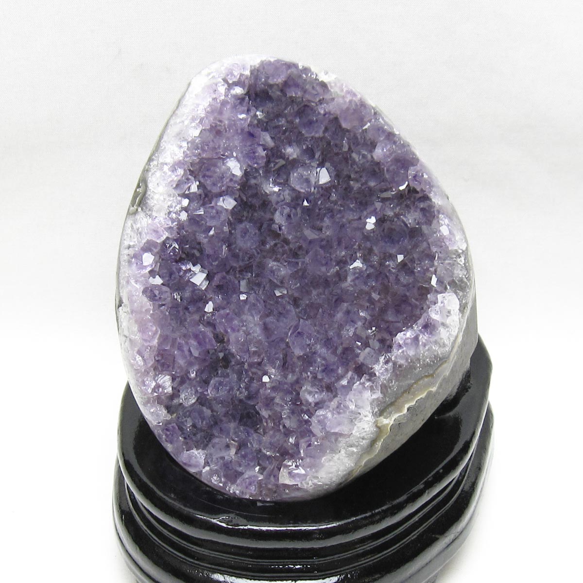 1.3Kg アメジスト クラスター ウルグアイ産 アメジスト 原石 amethyst 台座付属 一点物 182-8742