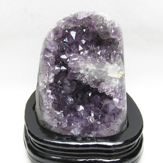 1.2Kg アメジスト クラスター ウルグアイ産 アメジスト 原石 amethyst 台座付属 一点物 182-8744