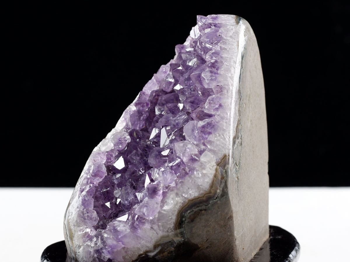 1.1Kg アメジスト 原石 ウルグアイ産 アメジスト クラスター amethyst 台座付属 一点物 182-8750