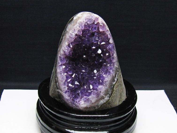 アメジスト 原石 ウルグアイ産 アメジスト クラスター amethyst 台座付属 一点物 182-8751
