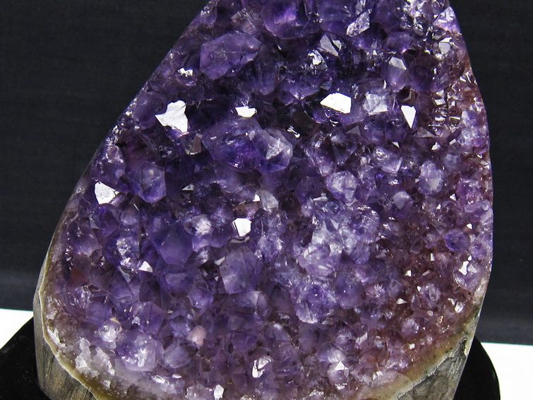 アメジスト 原石 ウルグアイ産 アメジスト クラスター amethyst 台座付属 一点物 182-8753