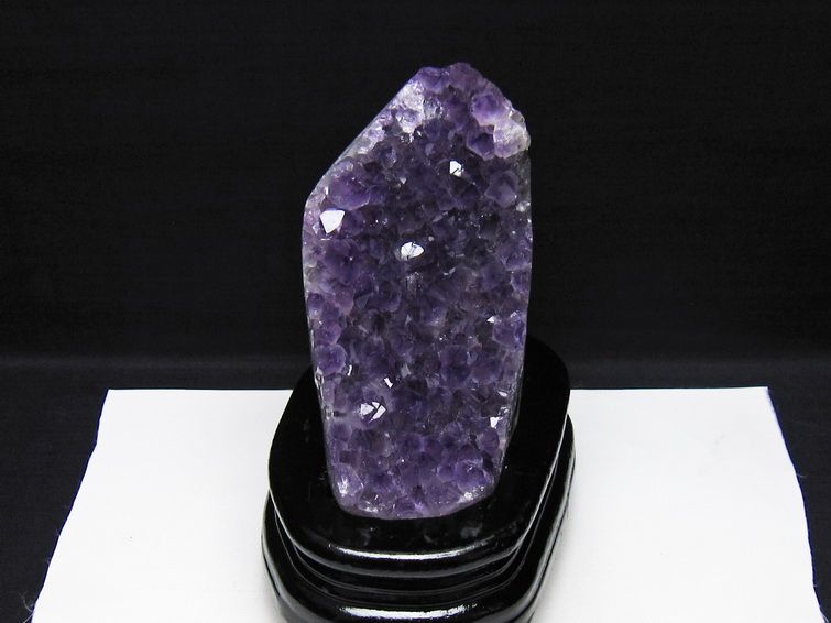 アメジスト 原石 ウルグアイ産 アメジスト クラスター amethyst 台座付属 一点物 182-8756