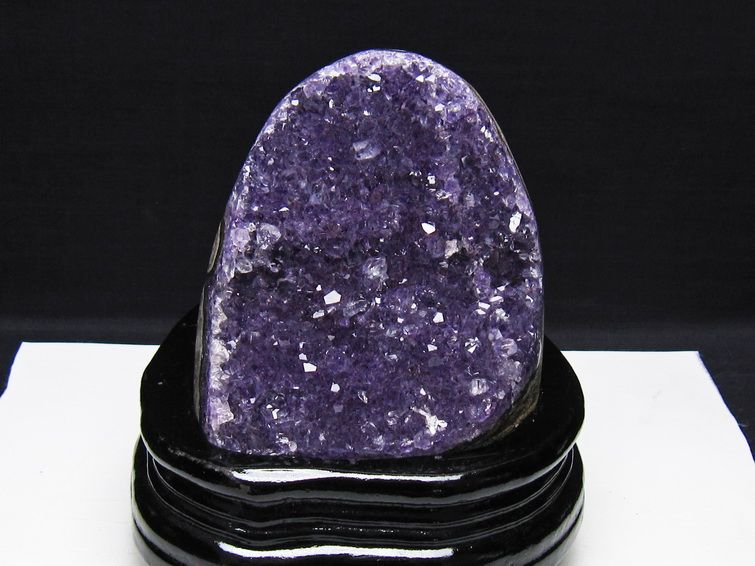 アメジスト 原石 ウルグアイ産 アメジスト クラスター amethyst 台座付属 一点物 182-8757