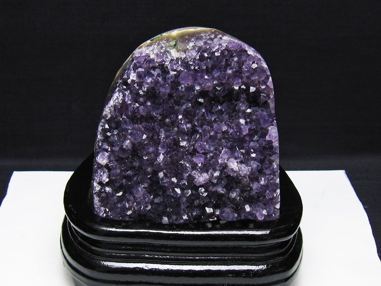 1.2Kg アメジスト 原石 ウルグアイ産 アメジスト クラスター amethyst 台座付属 一点物 182-8758