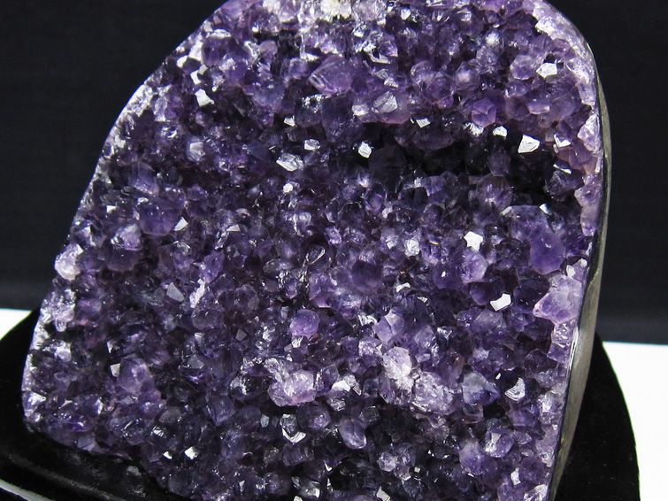 1.2Kg アメジスト 原石 ウルグアイ産 アメジスト クラスター amethyst 台座付属 一点物 182-8758