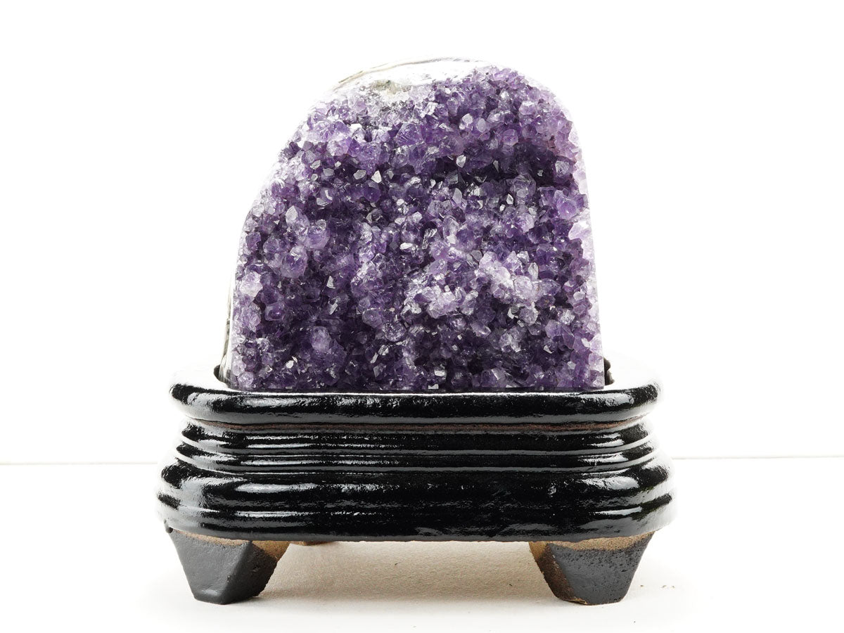1.2Kg アメジスト 原石 ウルグアイ産 アメジスト クラスター amethyst 台座付属 一点物 182-8758