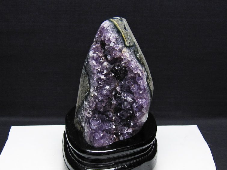 アメジスト 原石 ウルグアイ産 アメジスト クラスター amethyst 台座付属 一点物 182-8759