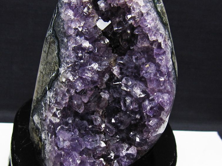 アメジスト 原石 ウルグアイ産 アメジスト クラスター amethyst 台座付属 一点物 182-8759