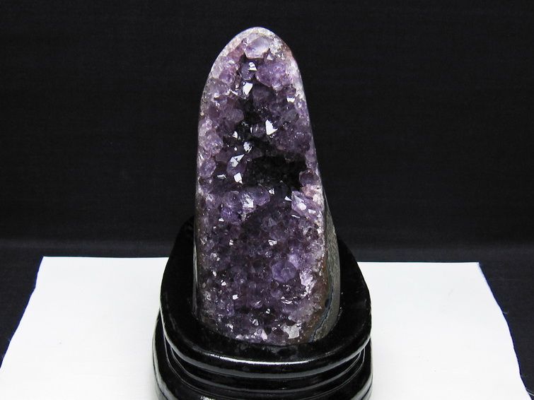 アメジスト 原石 ウルグアイ産 アメジスト クラスター amethyst 台座付属 一点物 182-8760