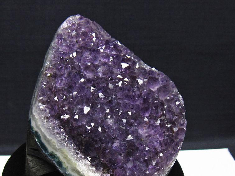 アメジスト 原石 ウルグアイ産 アメジスト クラスター amethyst 台座付属 一点物 182-8761