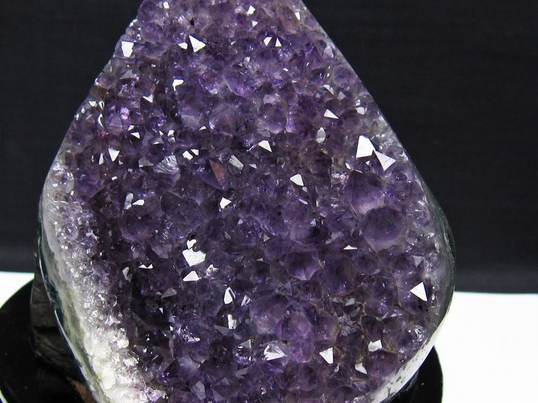 アメジスト 原石 ウルグアイ産 アメジスト クラスター amethyst 台座付属 一点物 182-8761