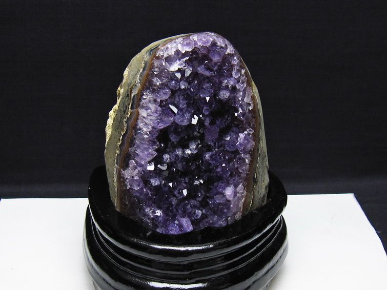 アメジスト 原石 ウルグアイ産 アメジスト クラスター amethyst 台座付属 一点物 182-8762