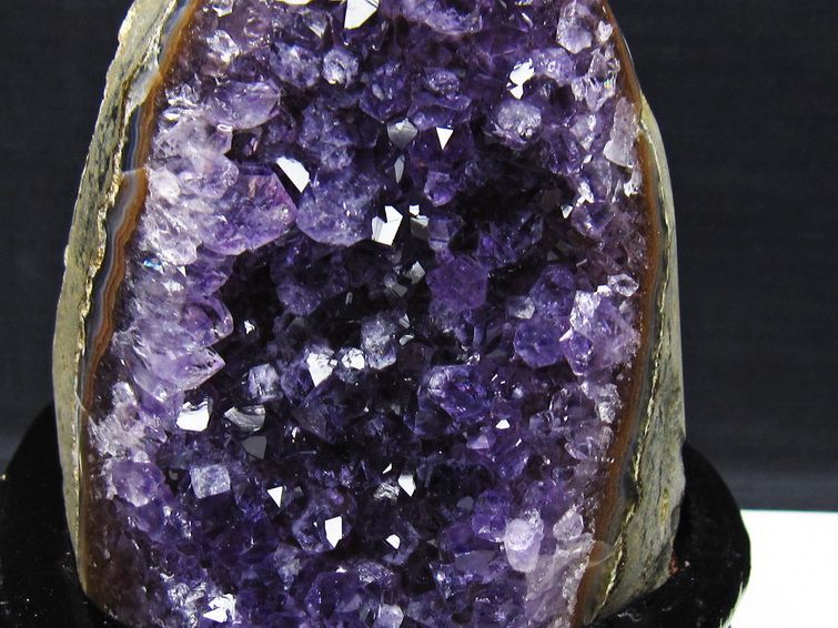 アメジスト 原石 ウルグアイ産 アメジスト クラスター amethyst 台座付属 一点物 182-8762