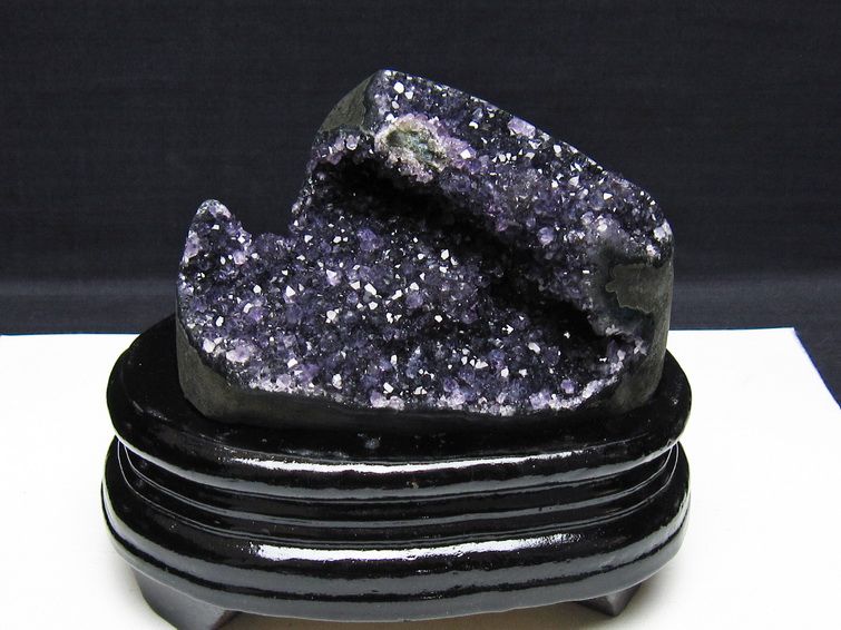 アメジスト 原石 ウルグアイ産 アメジスト クラスター amethyst 台座付属 一点物 182-8763