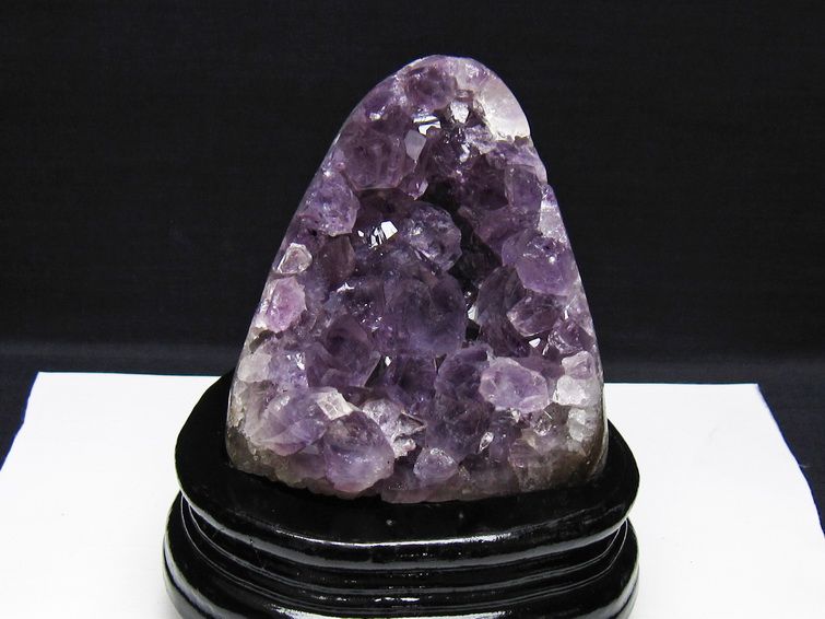 アメジスト 原石 ウルグアイ産 アメジスト クラスター amethyst 台座付属 一点物 182-8764