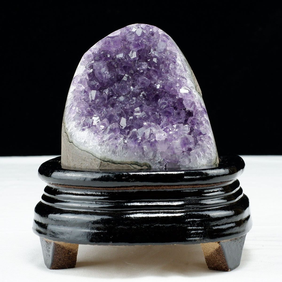 アメジスト 原石 ウルグアイ産 アメジスト クラスター amethyst 台座付属 一点物 182-8765