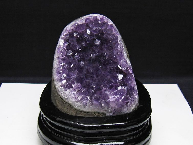 アメジスト 原石 ウルグアイ産 アメジスト クラスター amethyst 台座付属 一点物 182-8765