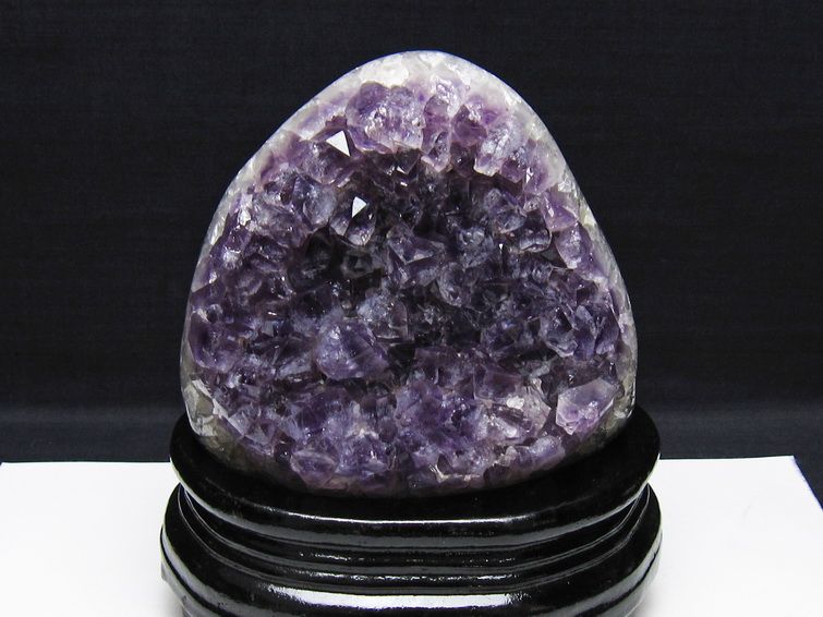 アメジスト 原石 ウルグアイ産 アメジスト クラスター amethyst 台座付属 一点物 182-8767