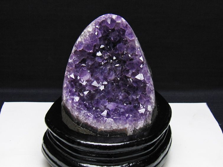 アメジスト 原石 ウルグアイ産 アメジスト クラスター amethyst 台座付属 一点物 182-8768