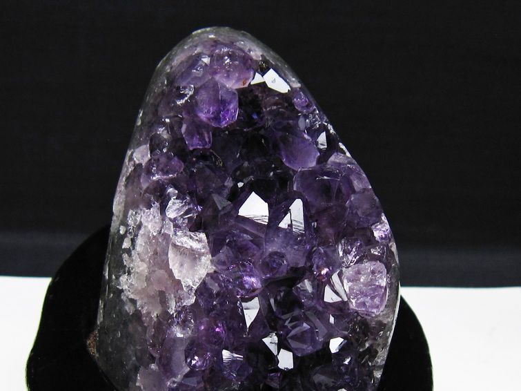 アメジスト クラスター ウルグアイ産 アメジスト 原石 amethyst 台座付属 一点物 182-8773