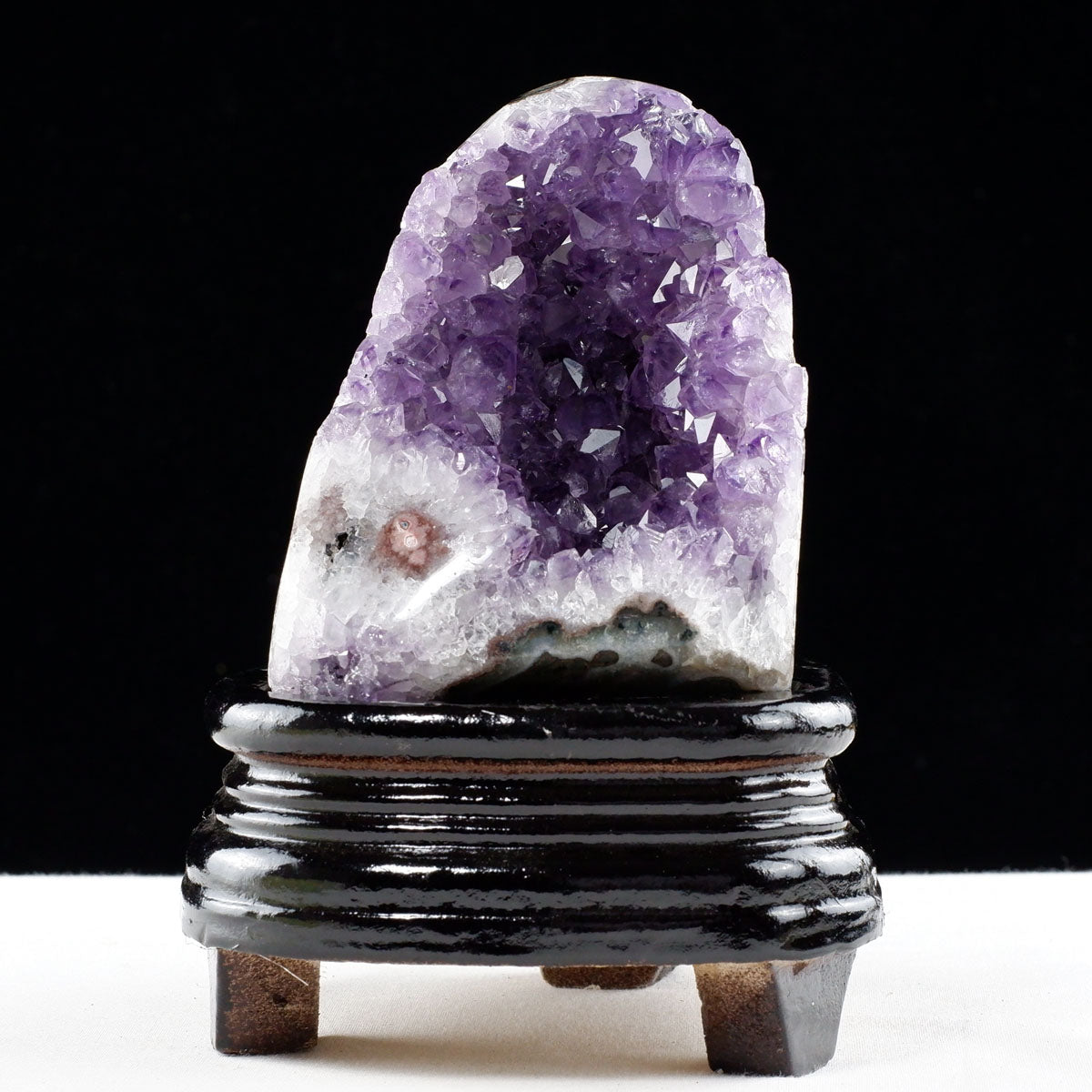 アメジスト クラスター ウルグアイ産 アメジスト 原石 amethyst 台座付属 一点物 182-8774