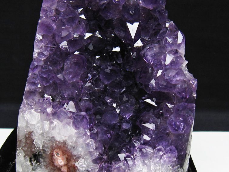 アメジスト クラスター ウルグアイ産 アメジスト 原石 amethyst 台座付属 一点物 182-8774