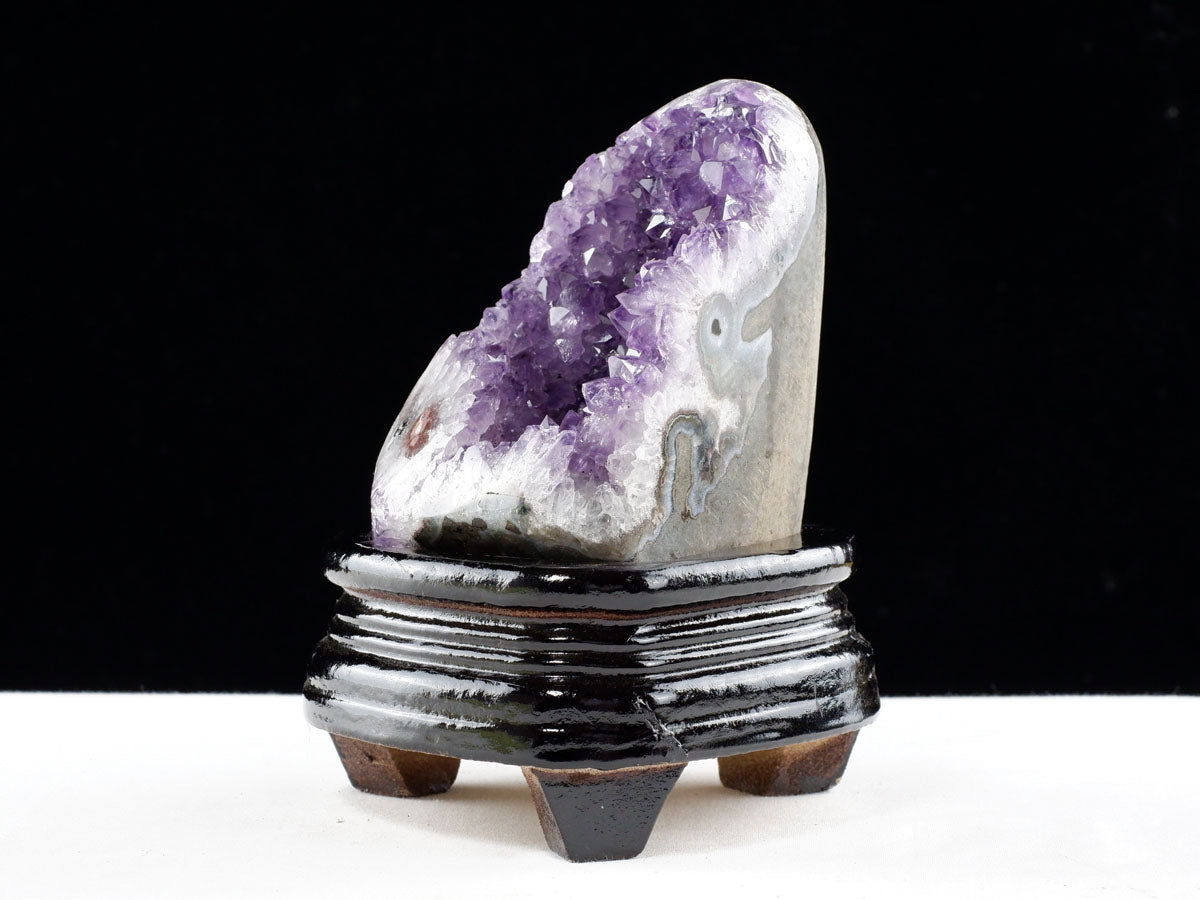 アメジスト クラスター ウルグアイ産 アメジスト 原石 amethyst 台座付属 一点物 182-8774
