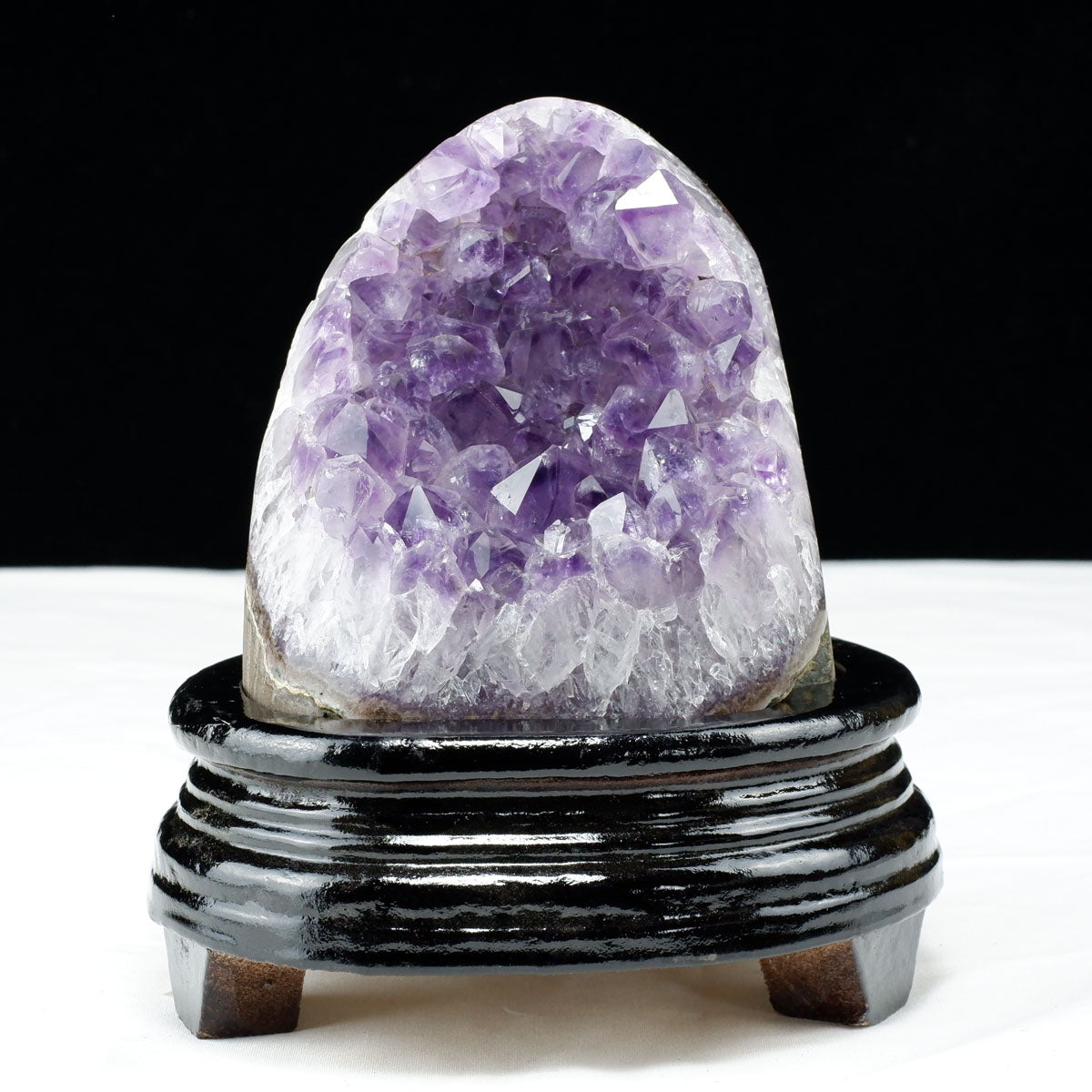 1.1Kg アメジスト クラスター ウルグアイ産 アメジスト 原石 amethyst 台座付属 一点物 182-8775