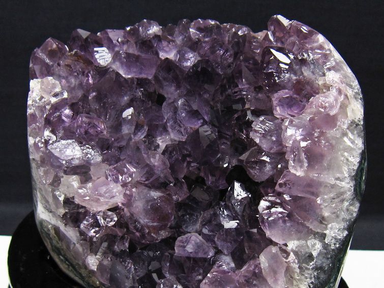 1.2Kg アメジスト クラスター ウルグアイ産 アメジスト 原石 amethyst 台座付属 一点物 182-8777