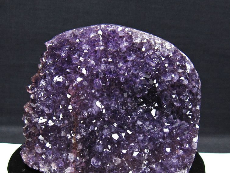 アメジスト クラスター ウルグアイ産 アメジスト 原石 amethyst 台座付属 一点物 182-8778