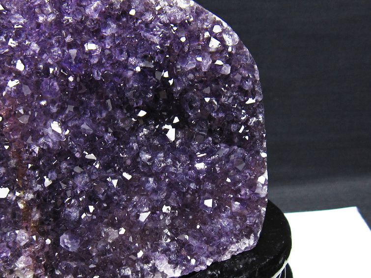 アメジスト クラスター ウルグアイ産 アメジスト 原石 amethyst 台座付属 一点物 182-8778