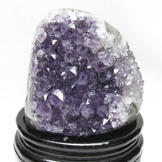 アメジスト クラスター ウルグアイ産 アメジスト 原石 amethyst 台座付属 一点物 182-8779