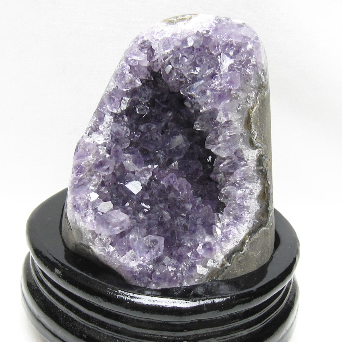 アメジスト クラスター ウルグアイ産 アメジスト 原石 amethyst 台座付属 一点物 182-8781